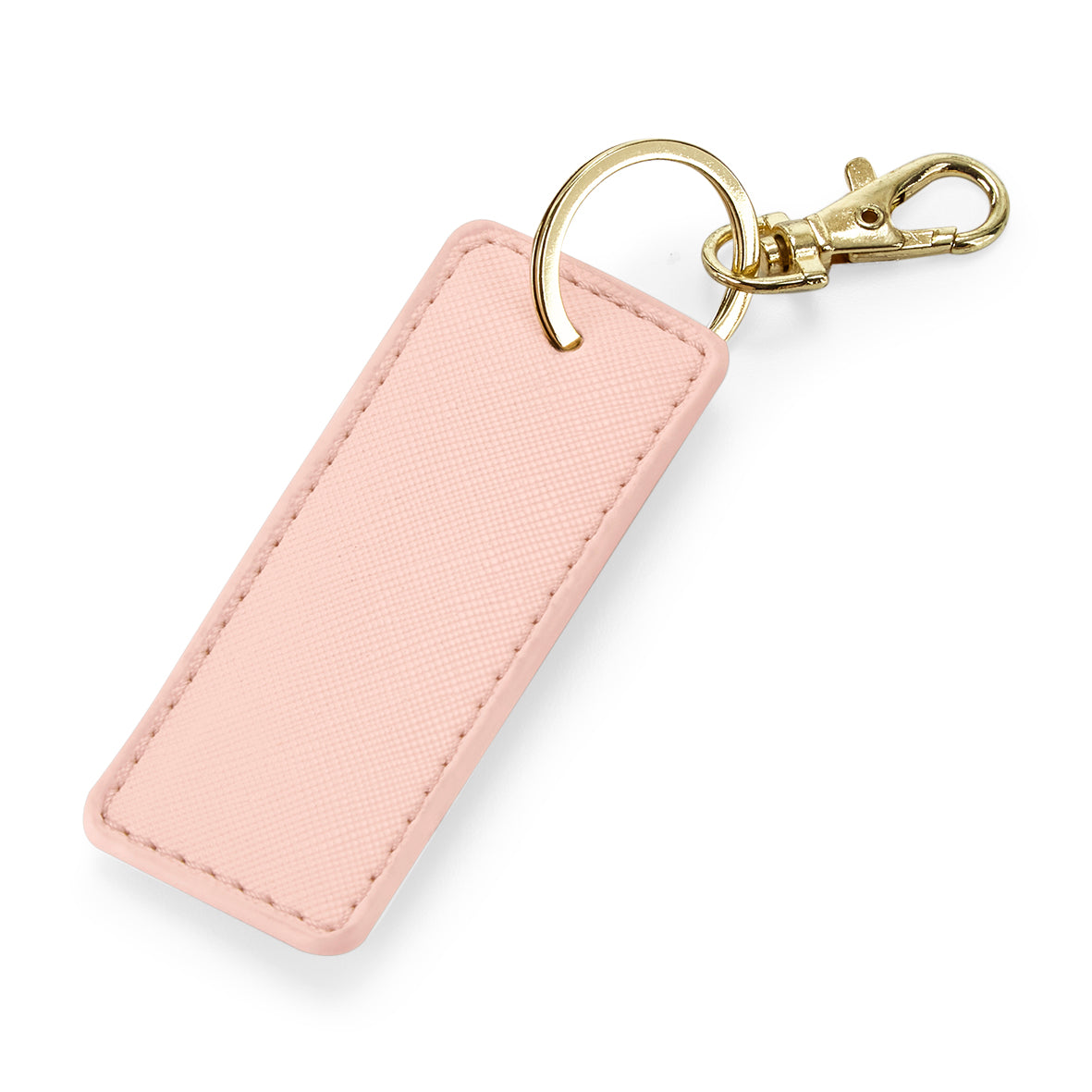 Monogrammed Heart Tag Key Ring