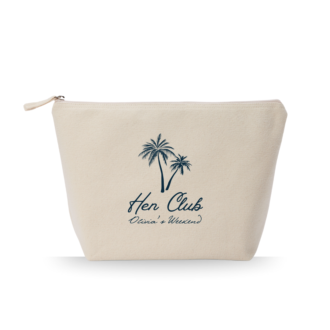 Canvas Bachelorette Accessories Bag