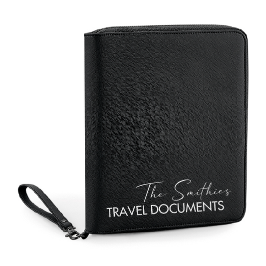 Personalised Travel Documents Folder