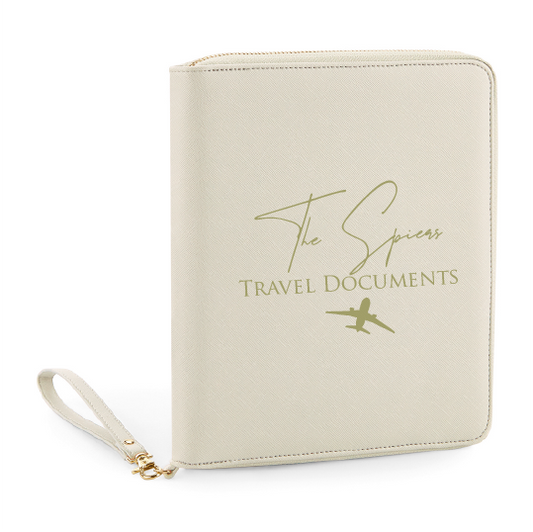 Personalised Travel Documents Organiser