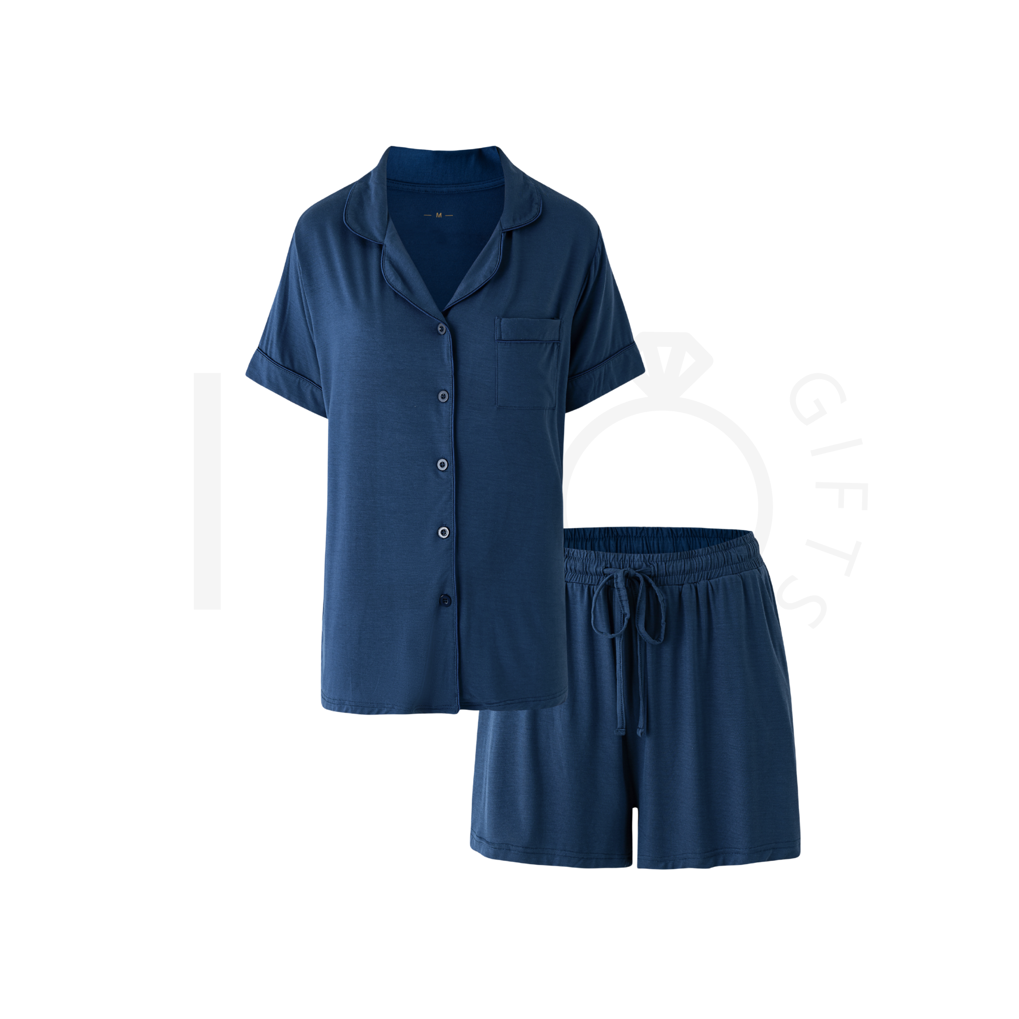 Relax Short Pyjama Set - Dark Blue