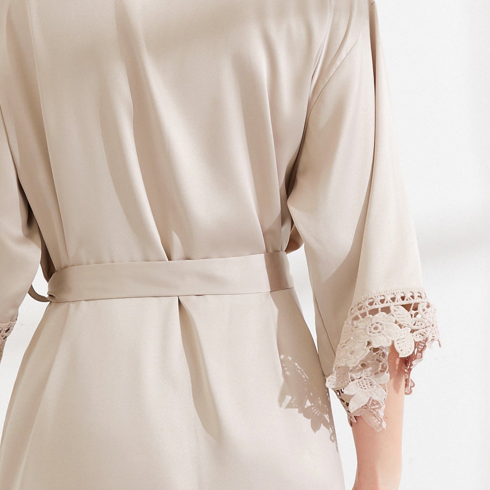 Satin Lace Robe (Script Design)