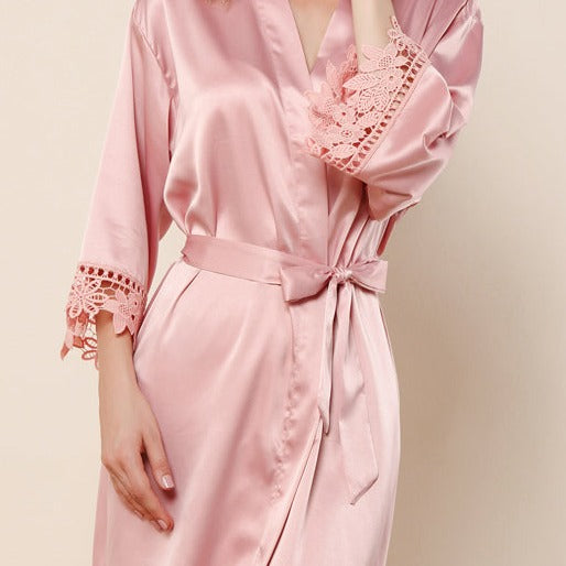 Satin Lace Robe (Script Design)