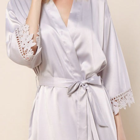 Satin Lace Robe (Script Design)