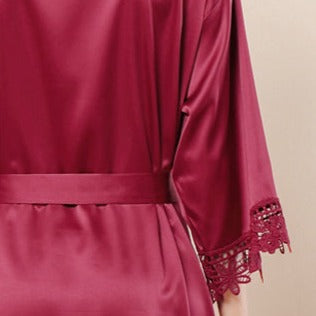 Satin Lace Robe (Script Design)