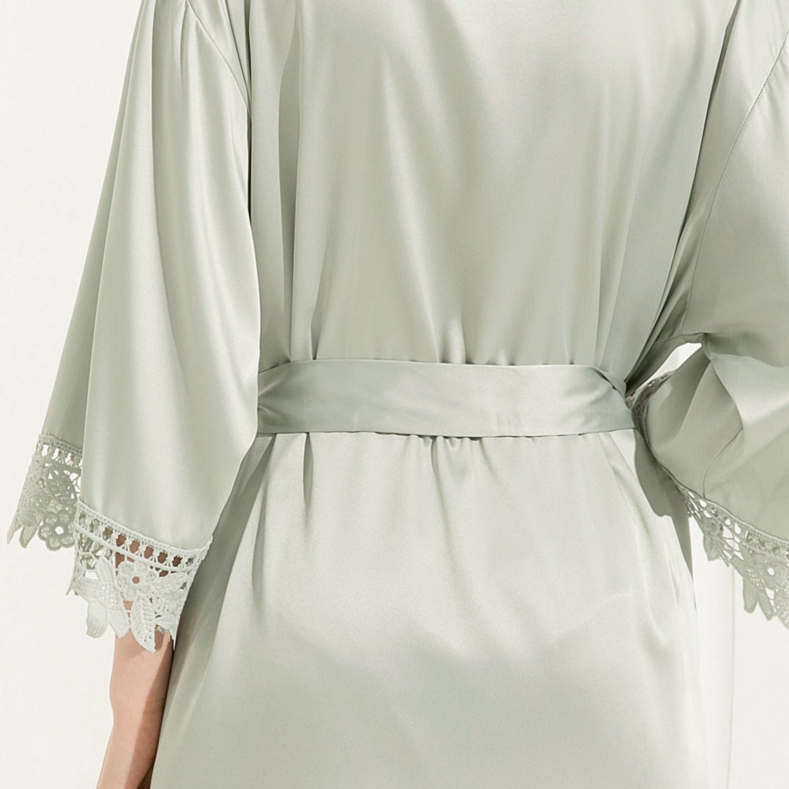Satin Lace Robe (Script Design)