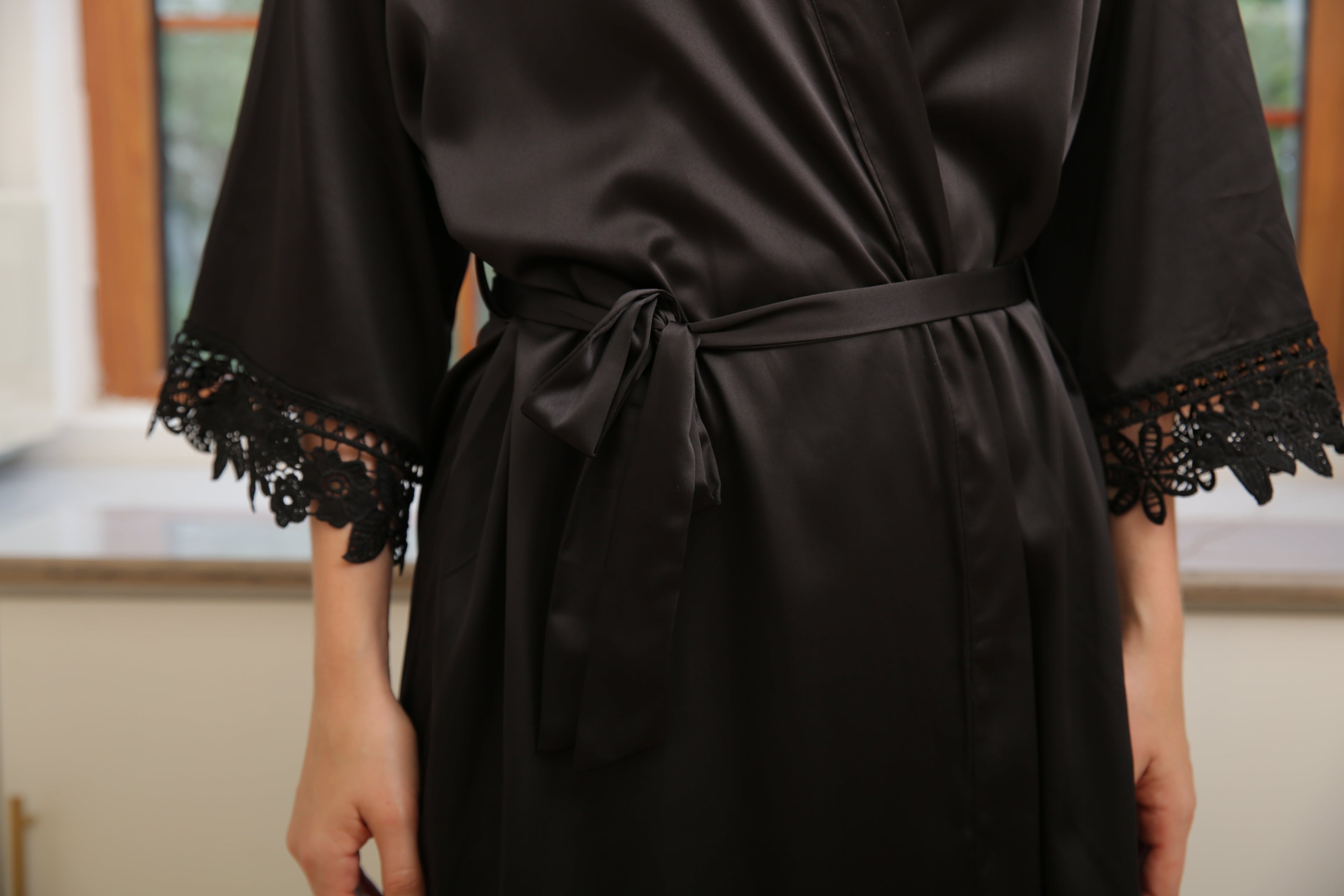 Satin Lace Robe (Script Design)