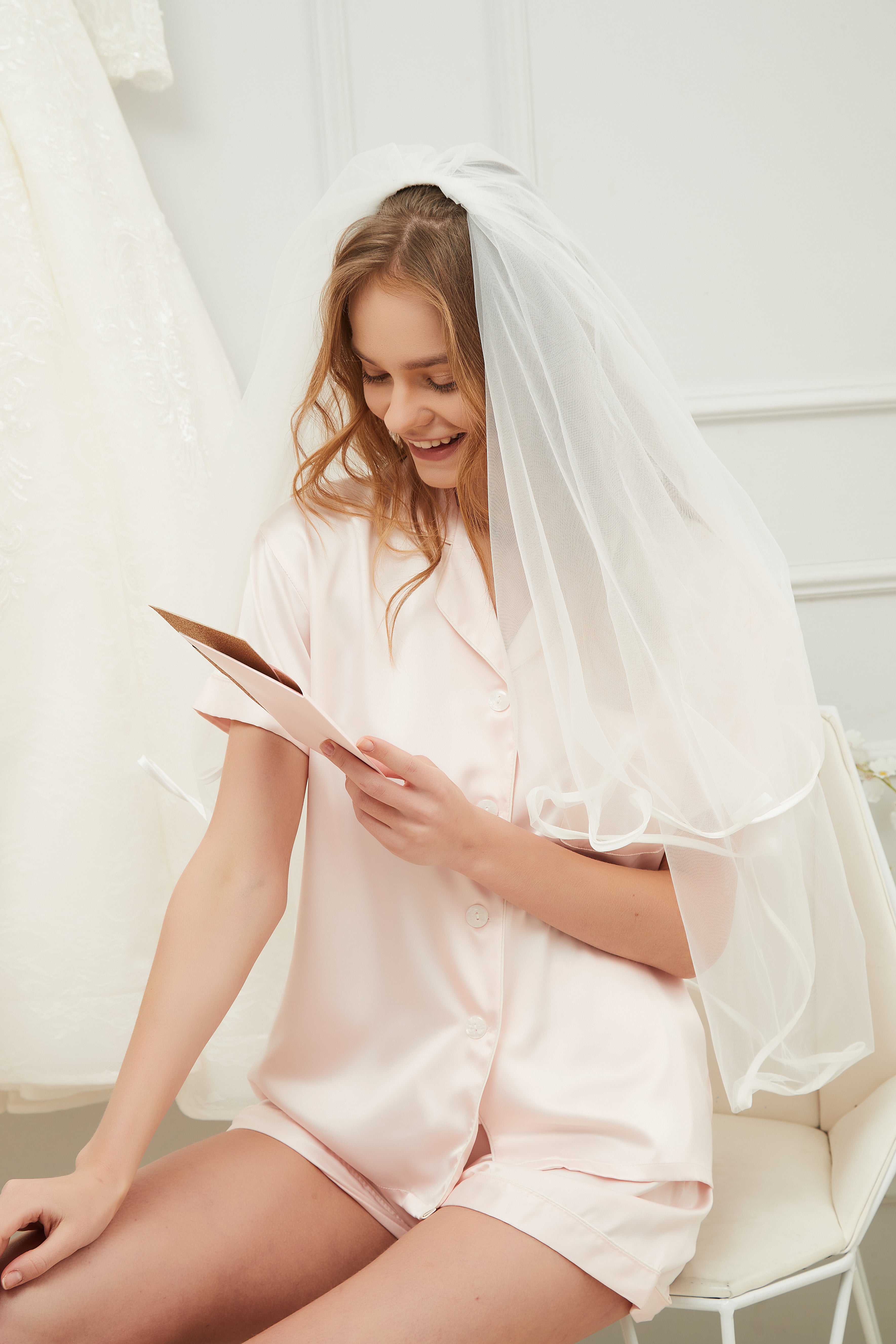 Layla Personalised Satin Pyjama Set