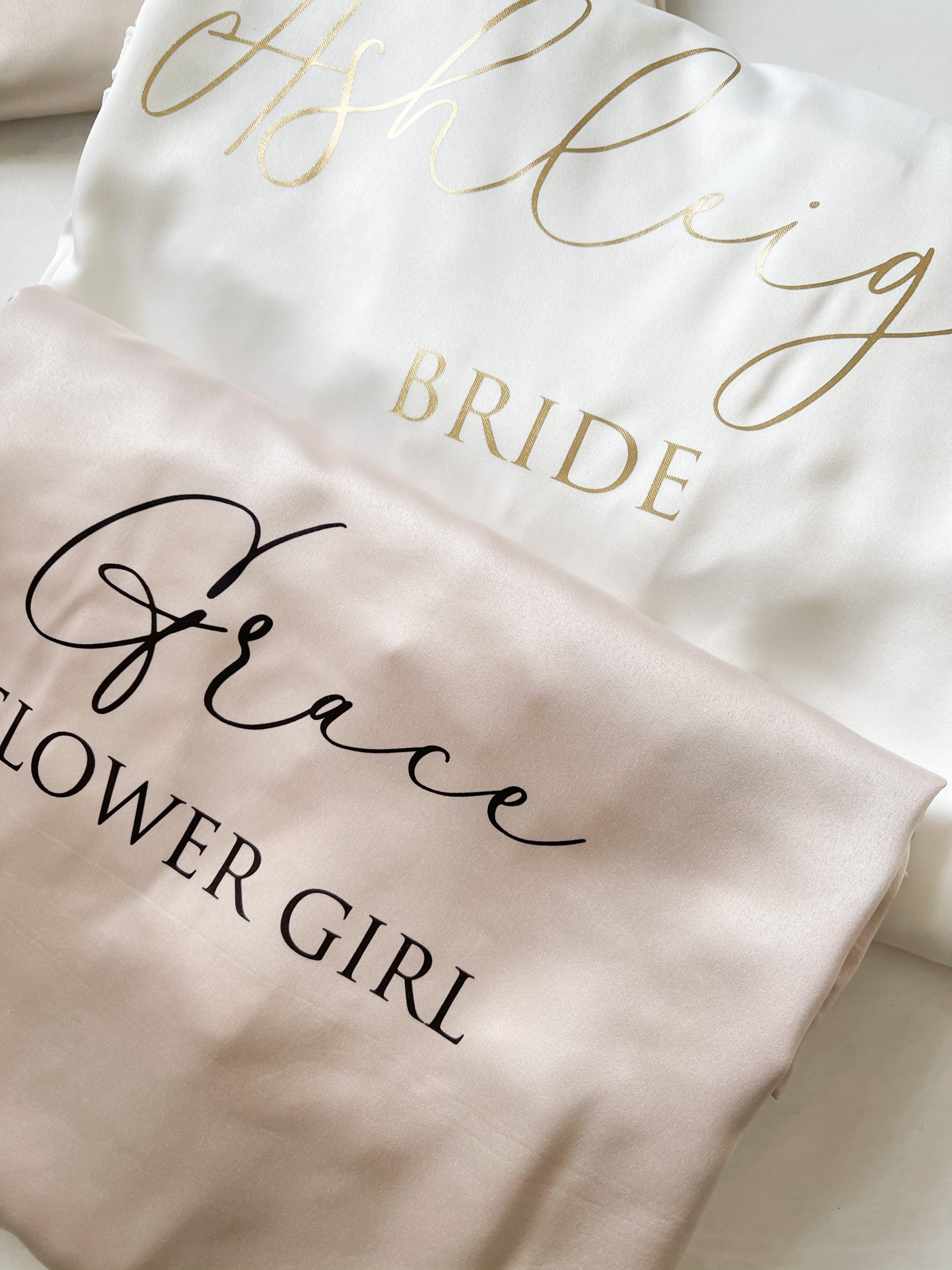 Lottie Personalised Satin Pyjama Set