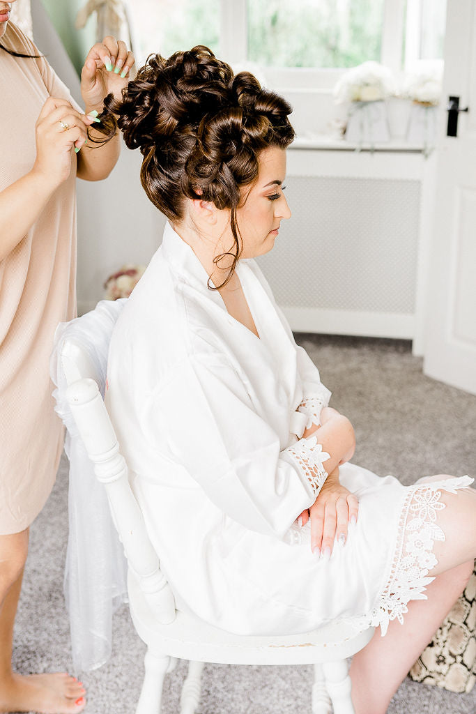 Satin Lace Robe (Script Design)