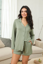 Relaxed Long/Short Pyjama Set