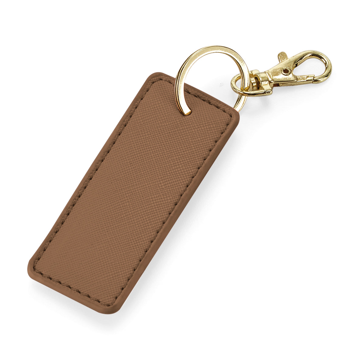 Monogrammed Heart Tag Key Ring