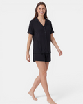 Relaxed Short Pyjama Set - Black