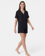 Relaxed Short Pyjama Set - Black