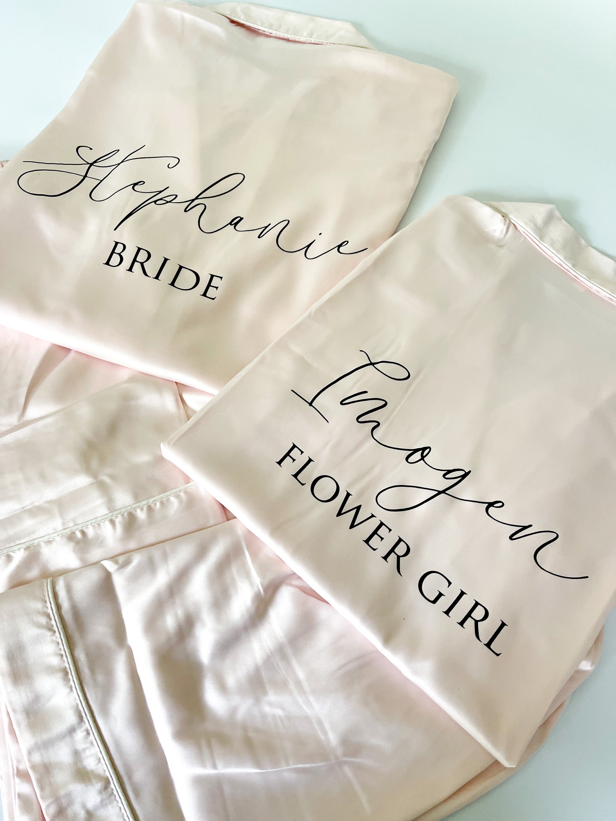 Lottie Personalised Satin Pyjama Set