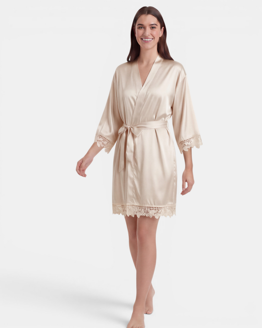 Personalised Wedding Robe - Holly  Design