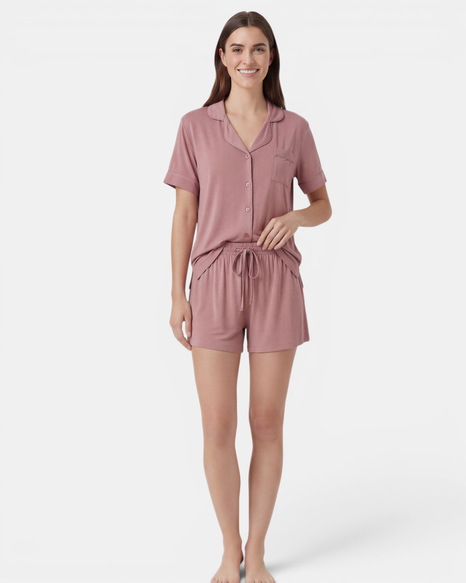 Relax Short Pyjama Set - Dusty Pink