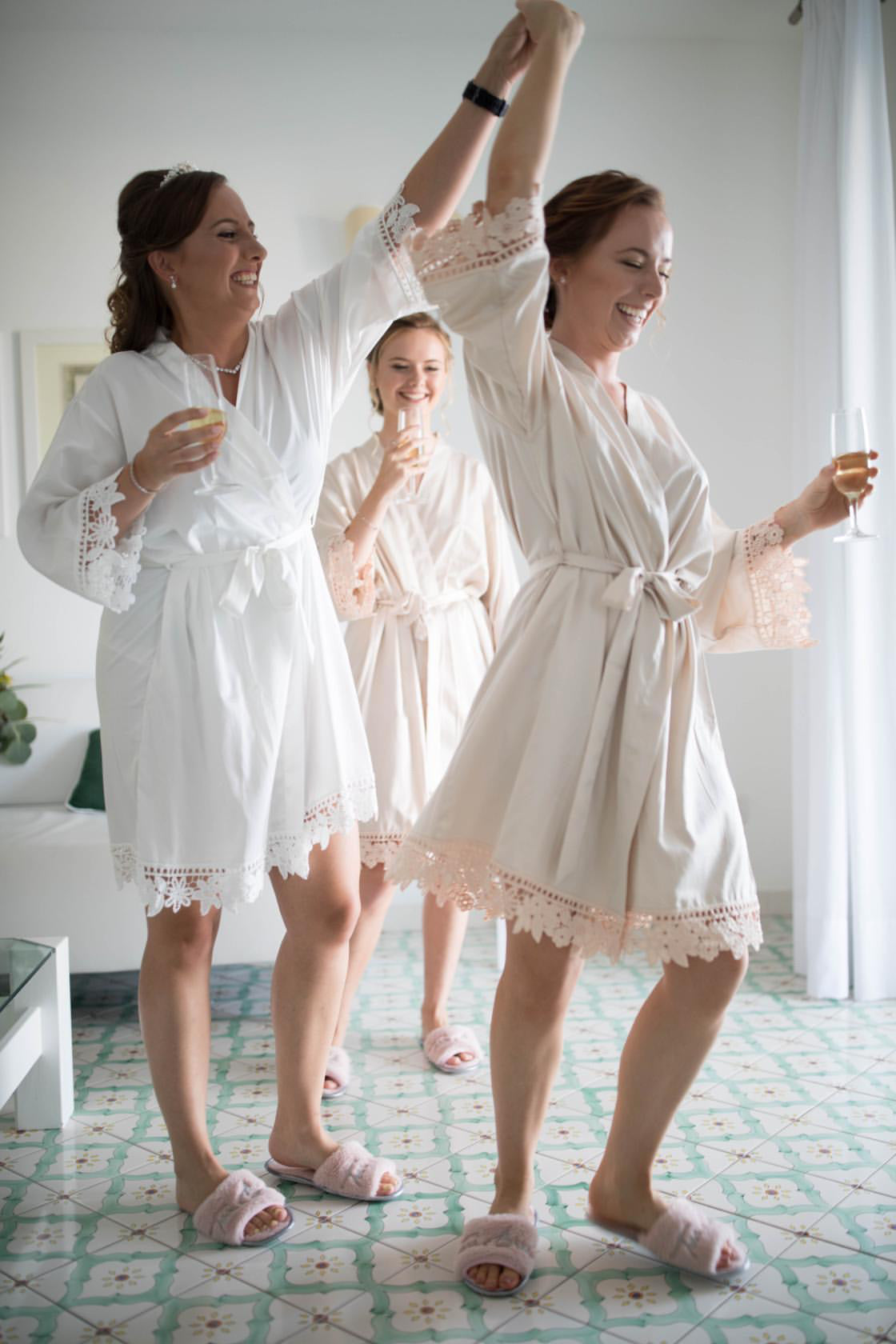 Satin Lace Robe (Script Design)