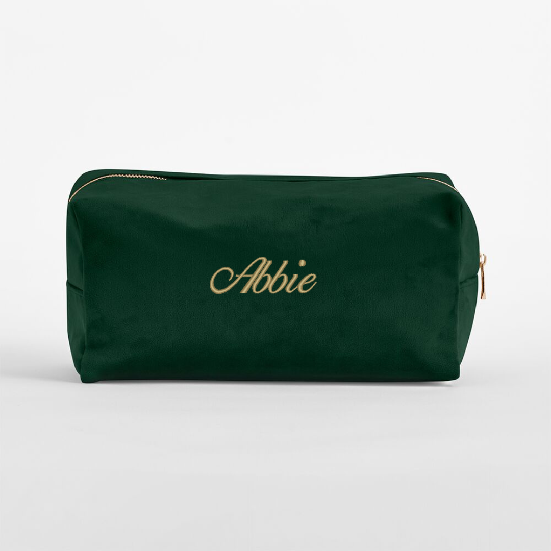Velvet Personalised Make-up Bag