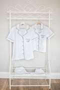 Personalised Monogrammed Heart Cotton Pyjamas