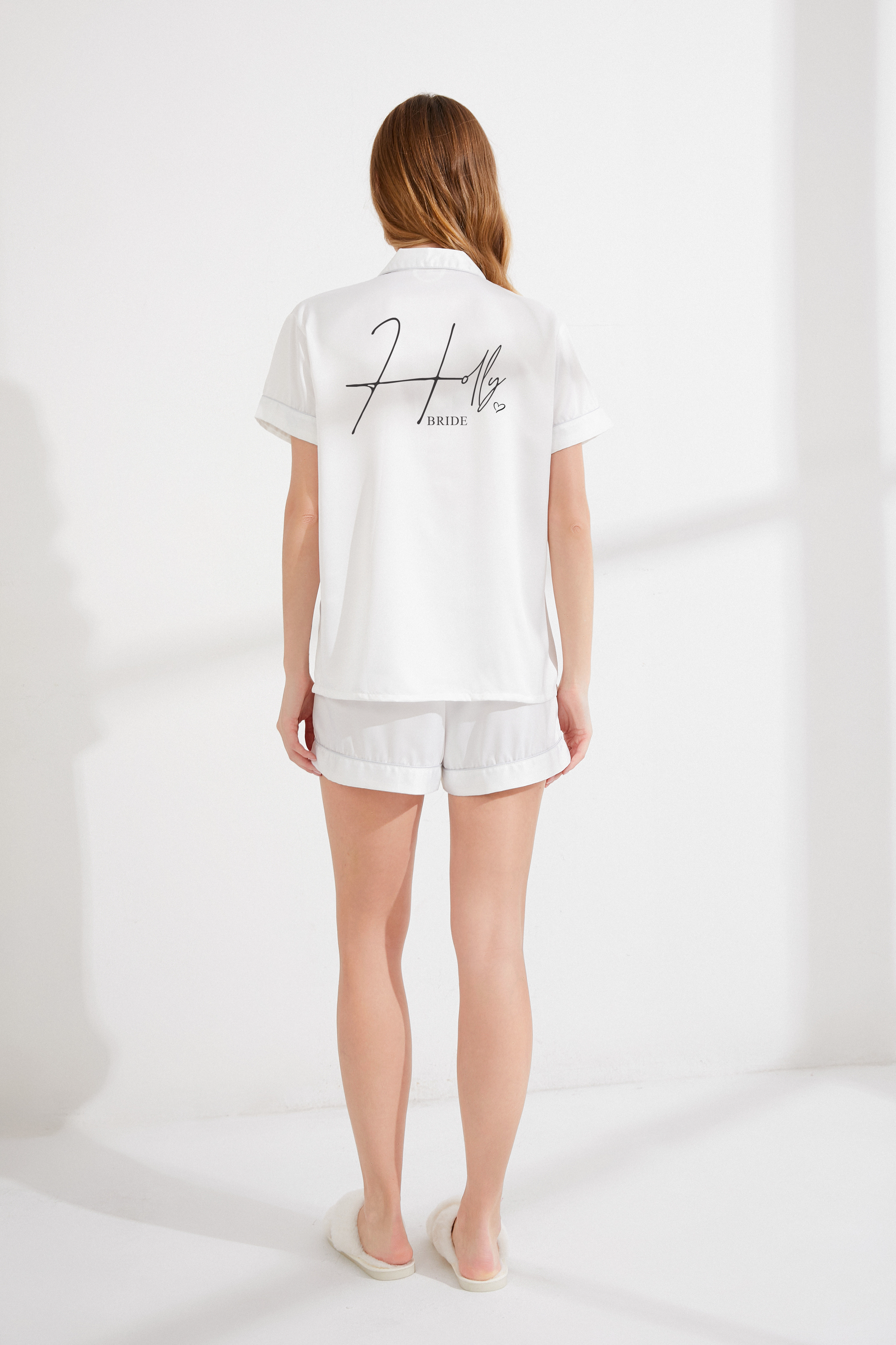 Holly Personalised Satin Pyjama Set