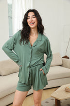 Relaxed Long/Short Pyjama Set