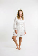 Personalised Wedding Robe - Holly  Design
