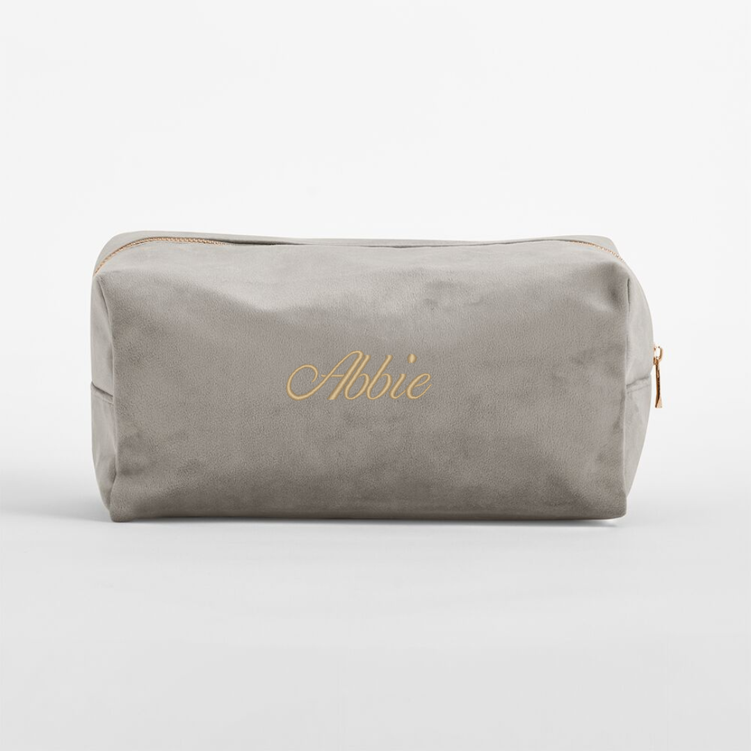 Velvet Personalised Make-up Bag