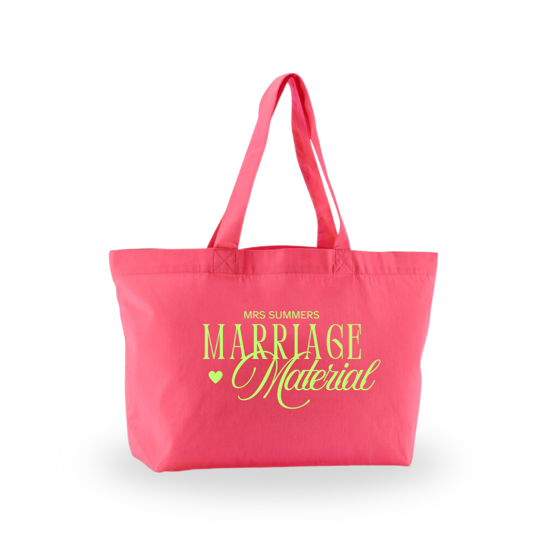 Marriage Material Organic Vibe Tote