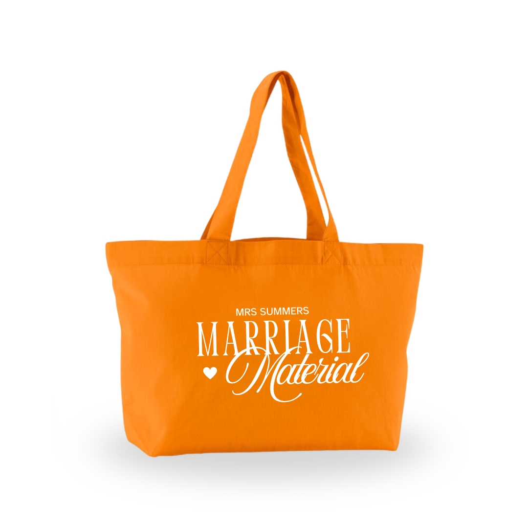 Marriage Material Organic Vibe Tote