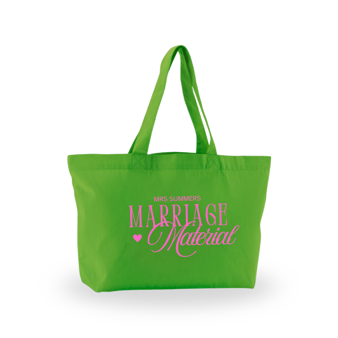 Marriage Material Organic Vibe Tote