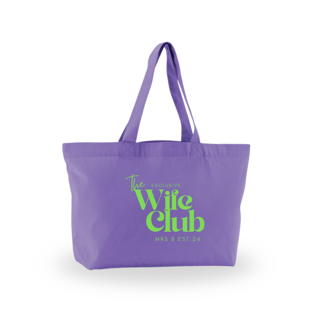 Exclusive Wife Club Organic Tote