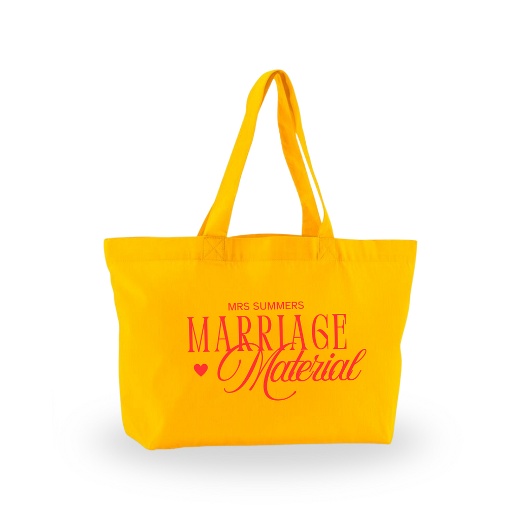 Marriage Material Organic Vibe Tote
