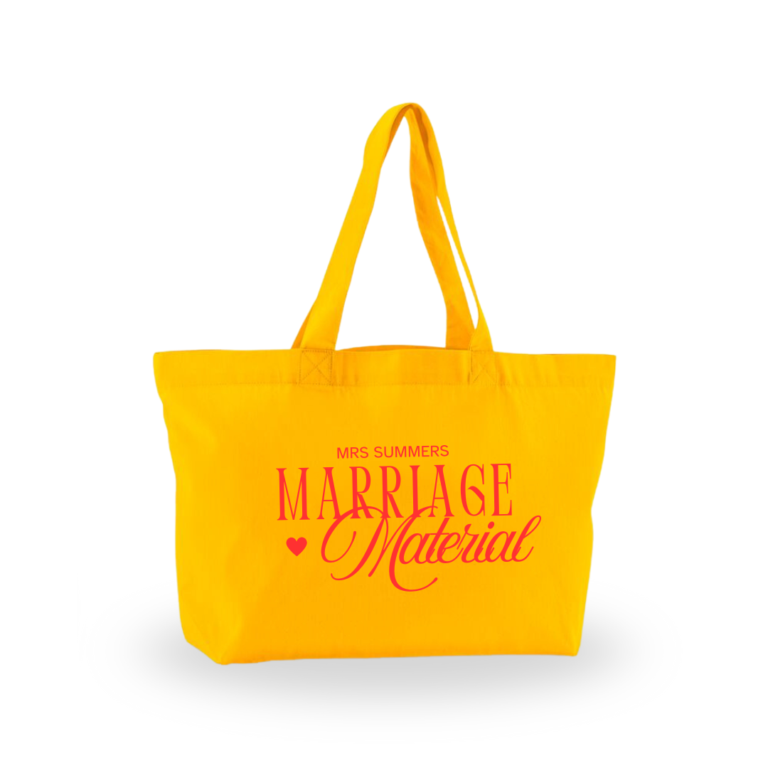Marriage Material Organic Vibe Tote