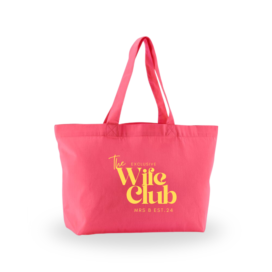 Exclusive Wife Club Organic Tote