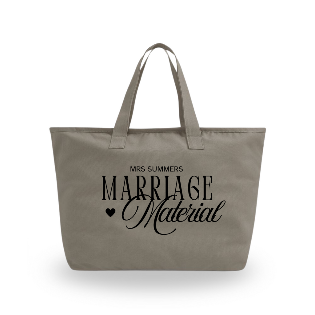 Marriage Material Oversized Tote