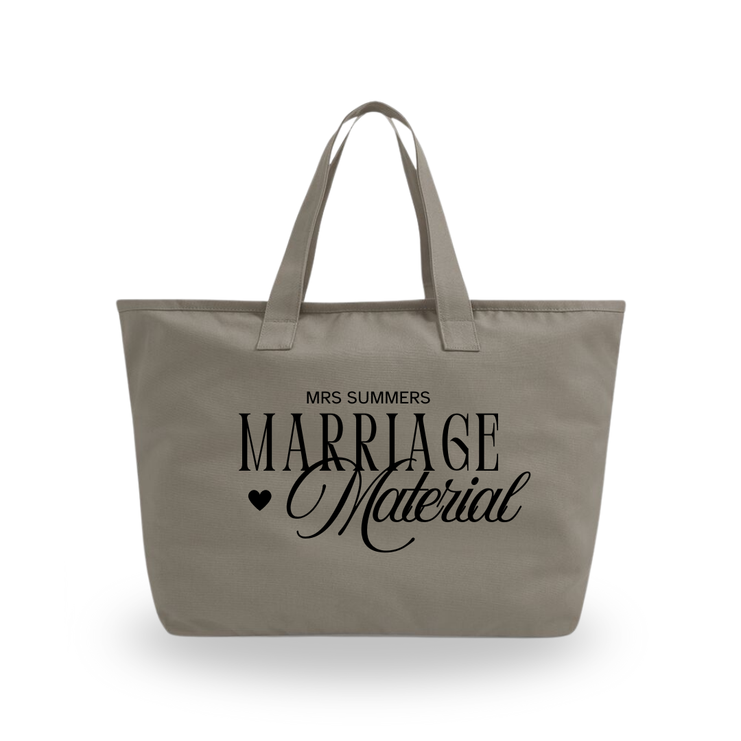 Marriage Material Oversized Tote