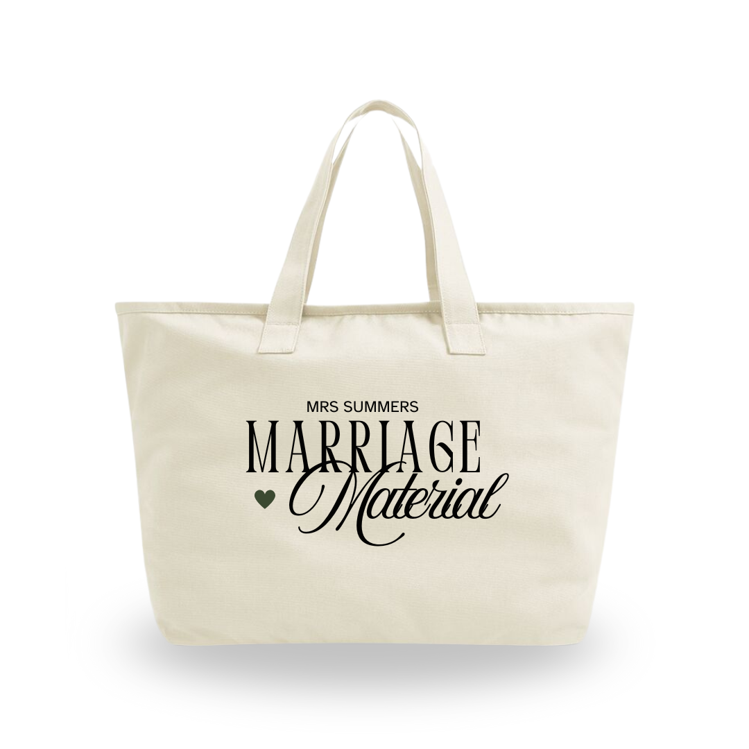 Marriage Material Oversized Tote