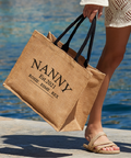 Nanny Contrast Jute Bag