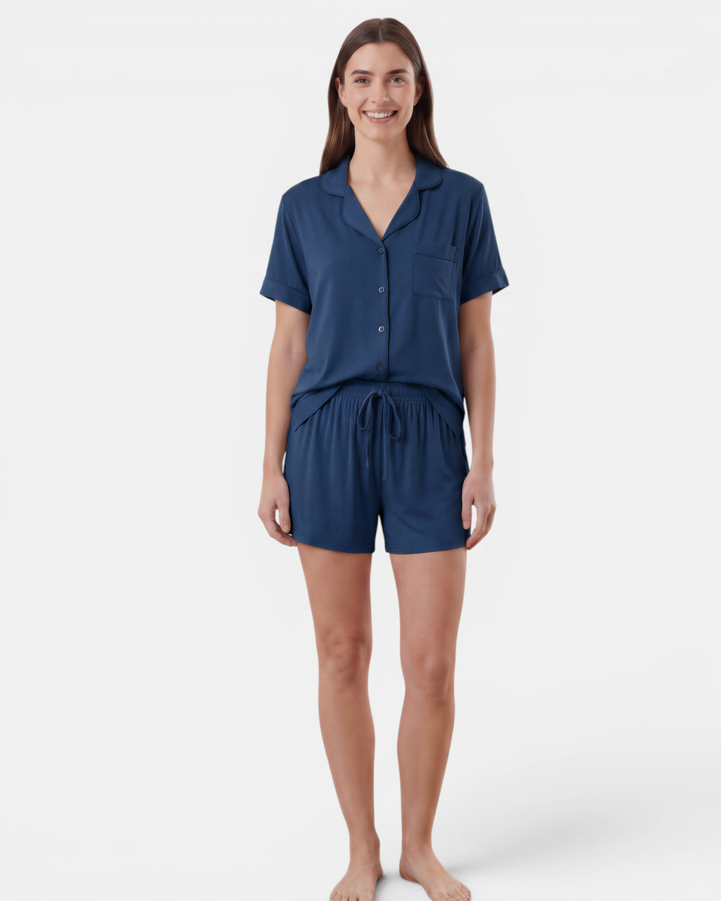 Relax Short Pyjama Set - Dark Blue