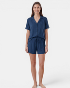 Relax Short Pyjama Set - Dark Blue