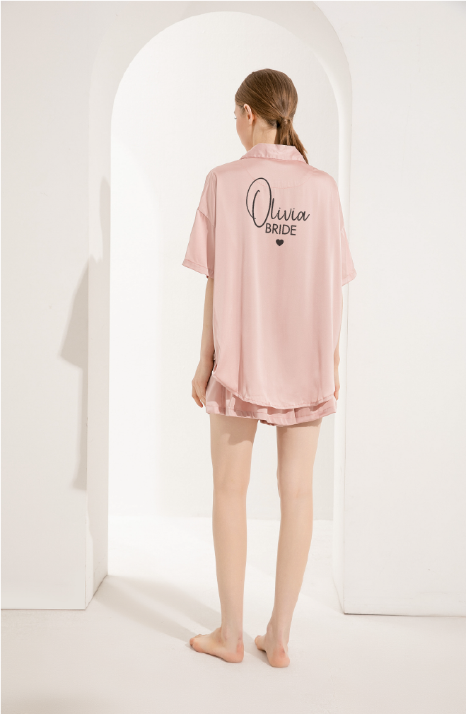 Luxury Satin Relaxed Fit Pyjama Set - Olivia Design