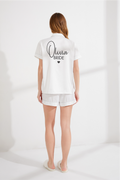 Olivia Personalised Satin Pyjama Set