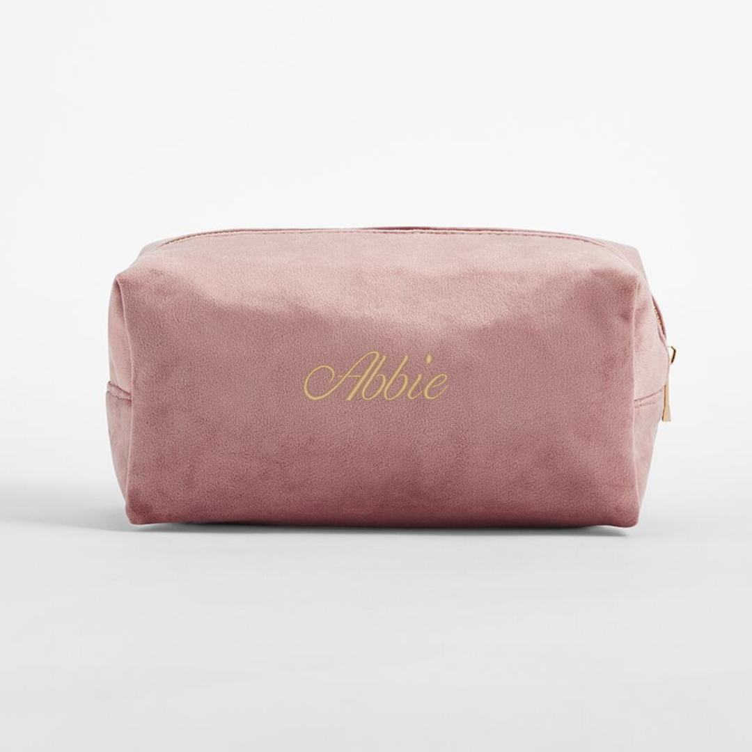 Velvet Personalised Make-up Bag