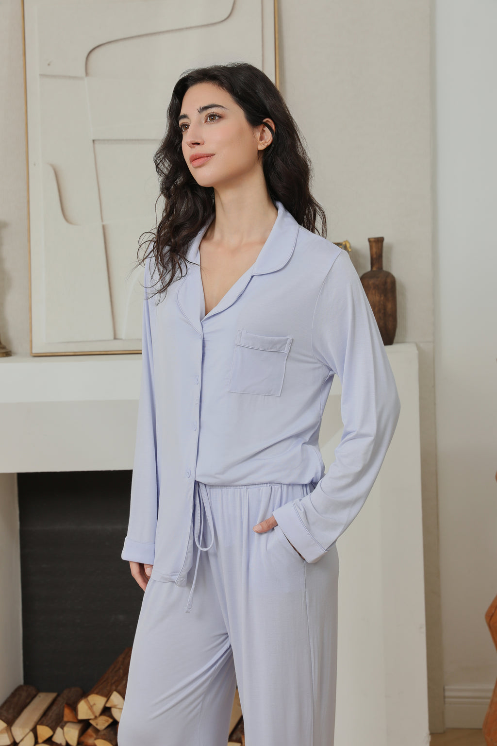 Relaxed Long Pyjama Set