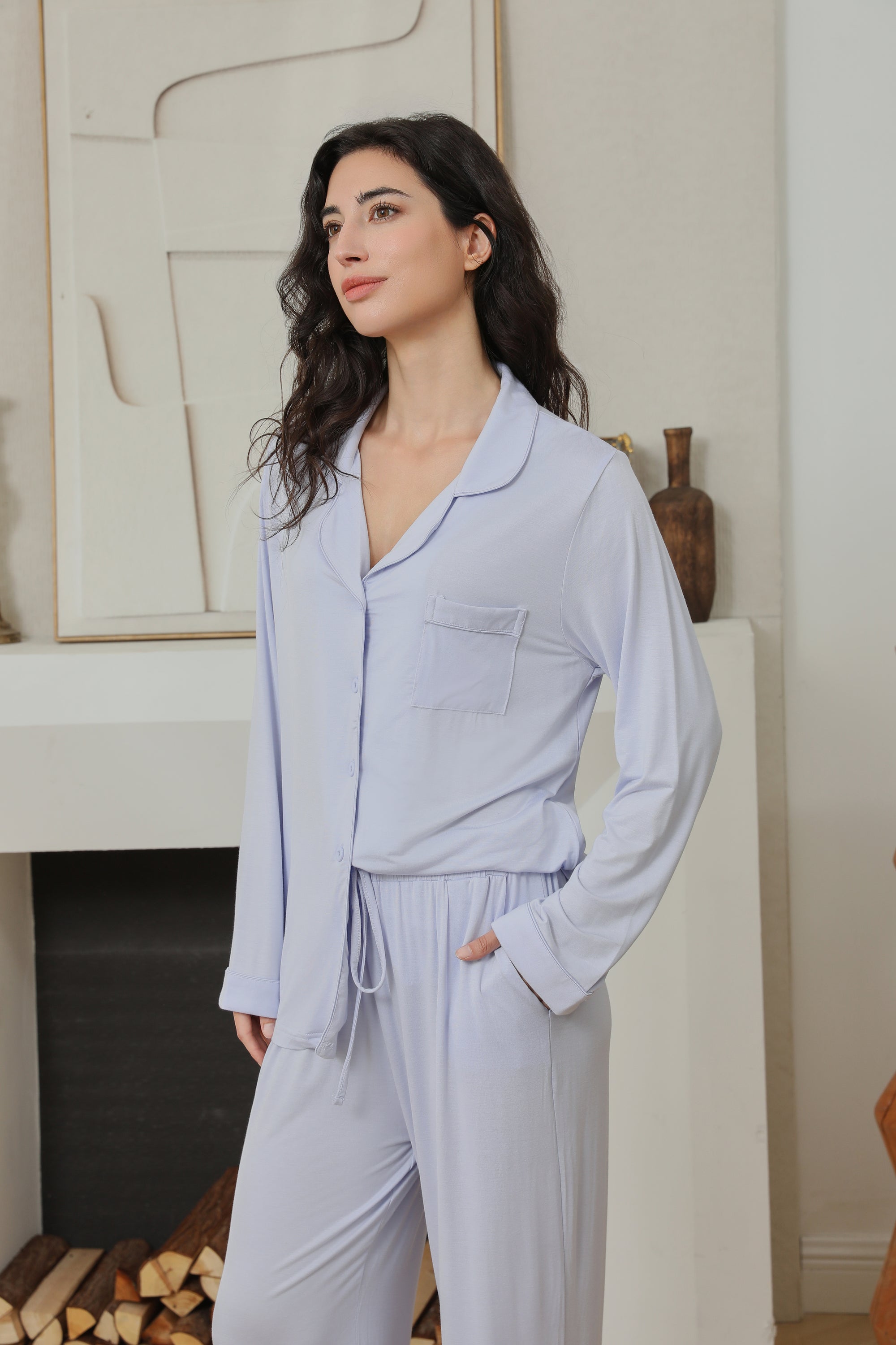 Relaxed Long Pyjama Set