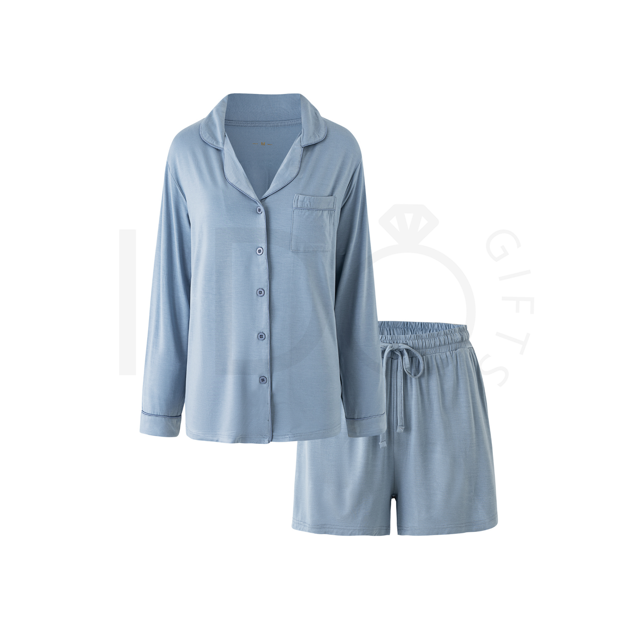 Relax Long Sleeved Short Pyjama Set