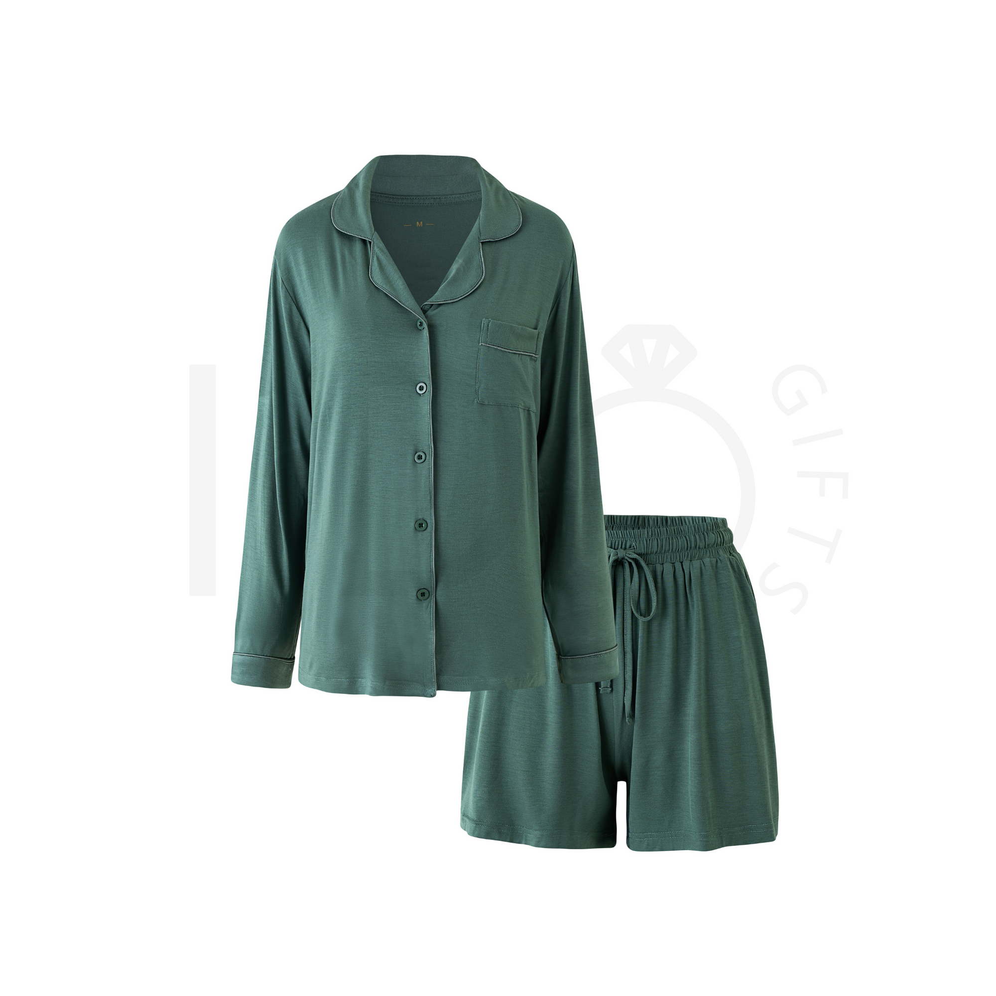 Relaxed Long/Short Pyjama Set