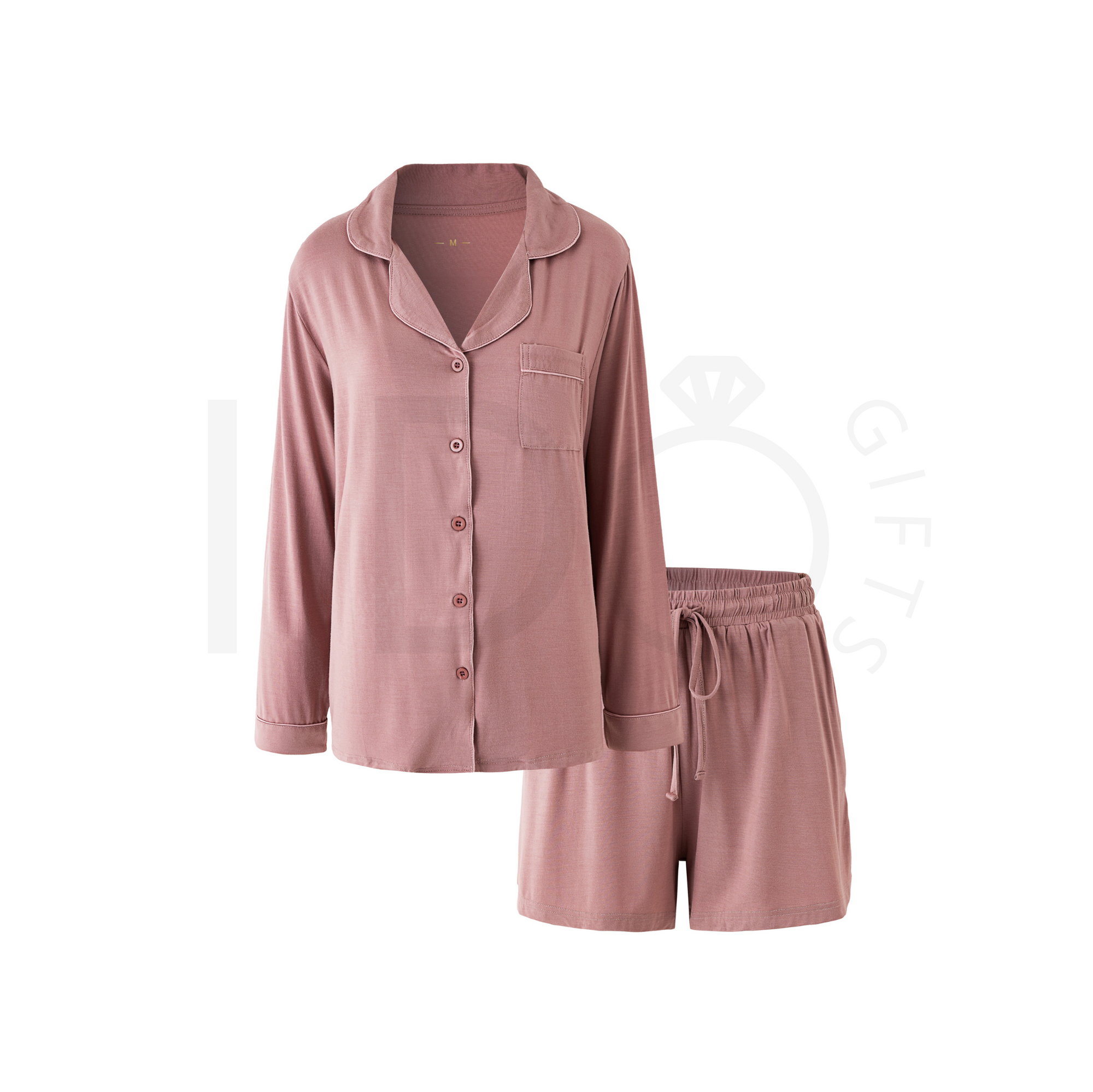 Relax Long Sleeved Short Pyjama Set