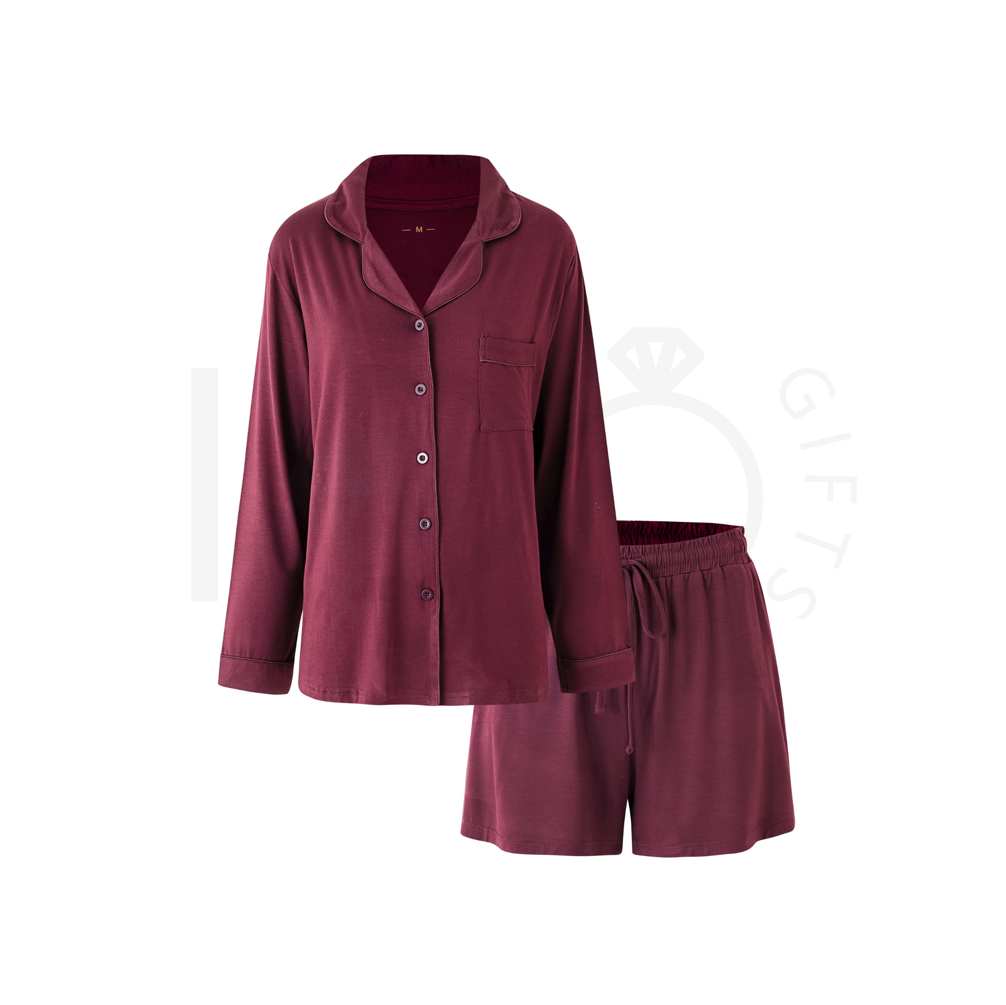 Relaxed Long/Short Pyjama Set